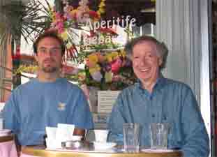 Gordon and Arthur at the Caf Schober